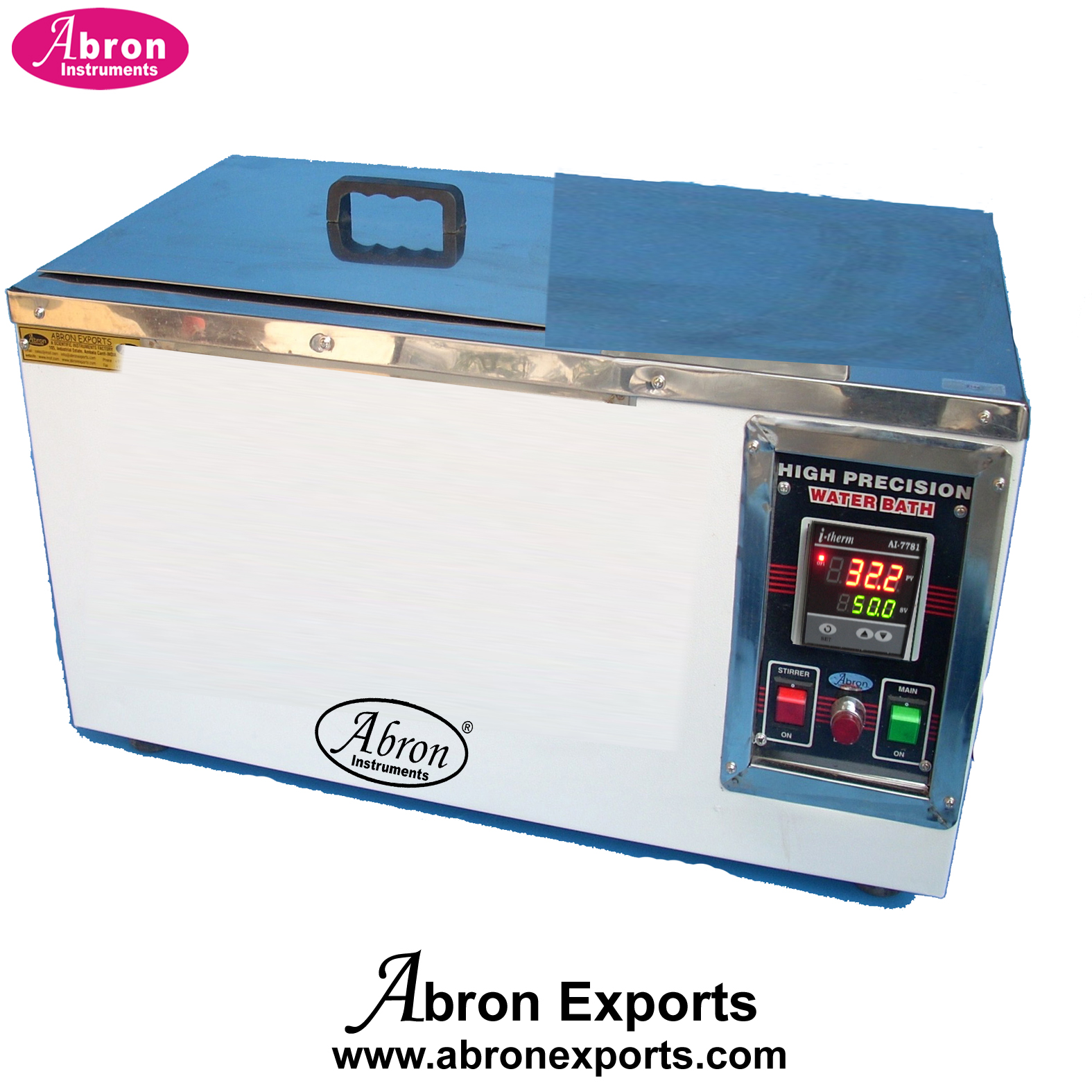 Serum inspissates Water Bath Digital PID controlled SS Chamber with Plat SS Lid or Perspex Double Walled thermostatic AC-376BD